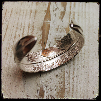 Mt.hill マウントヒル フェザー バングル シルバー Mt.hill Bracelets｜Mt.hill Silver&Leather